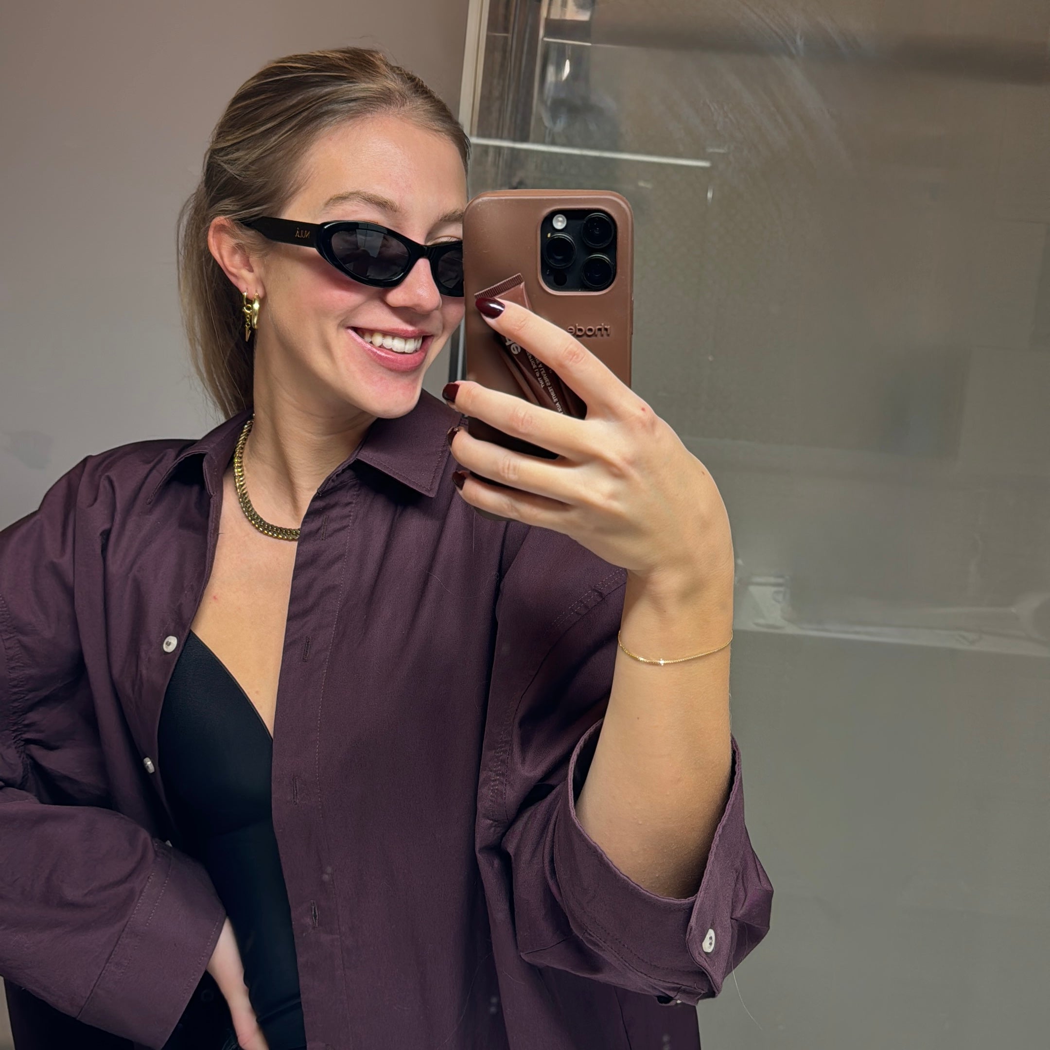 Richelle - Black Smoke - NULÁ Eyewear