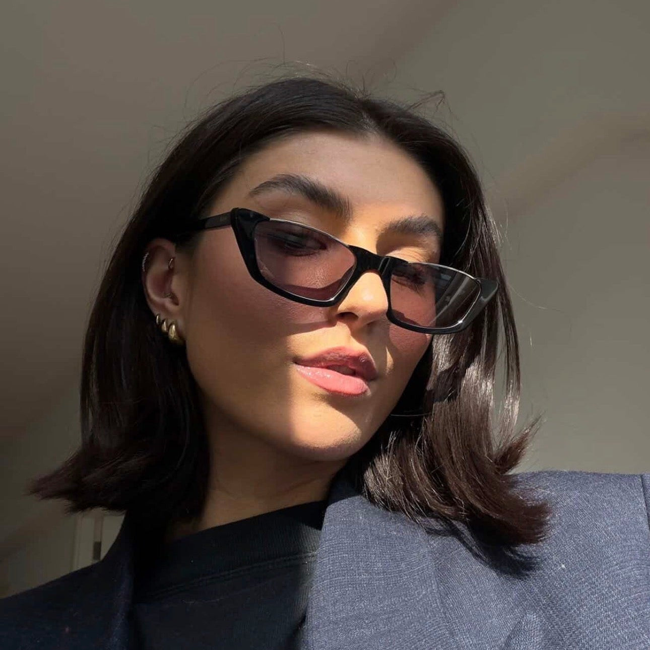 Rose - Black Smoke - NULÁ Eyewear